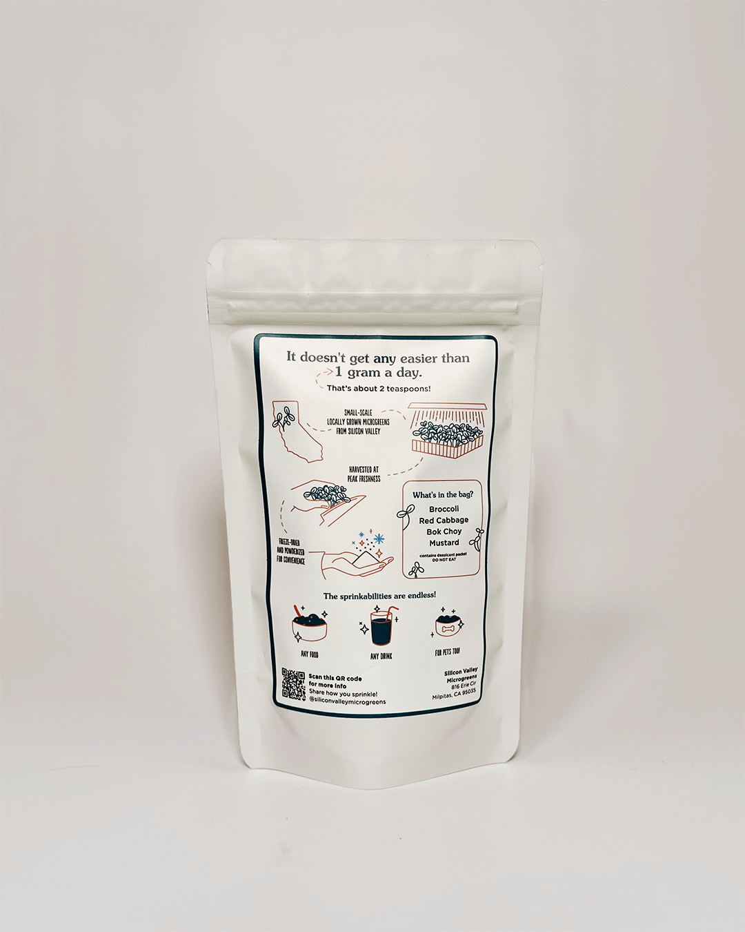 Freeze-Dried Microgreen Powder, 30 Servings